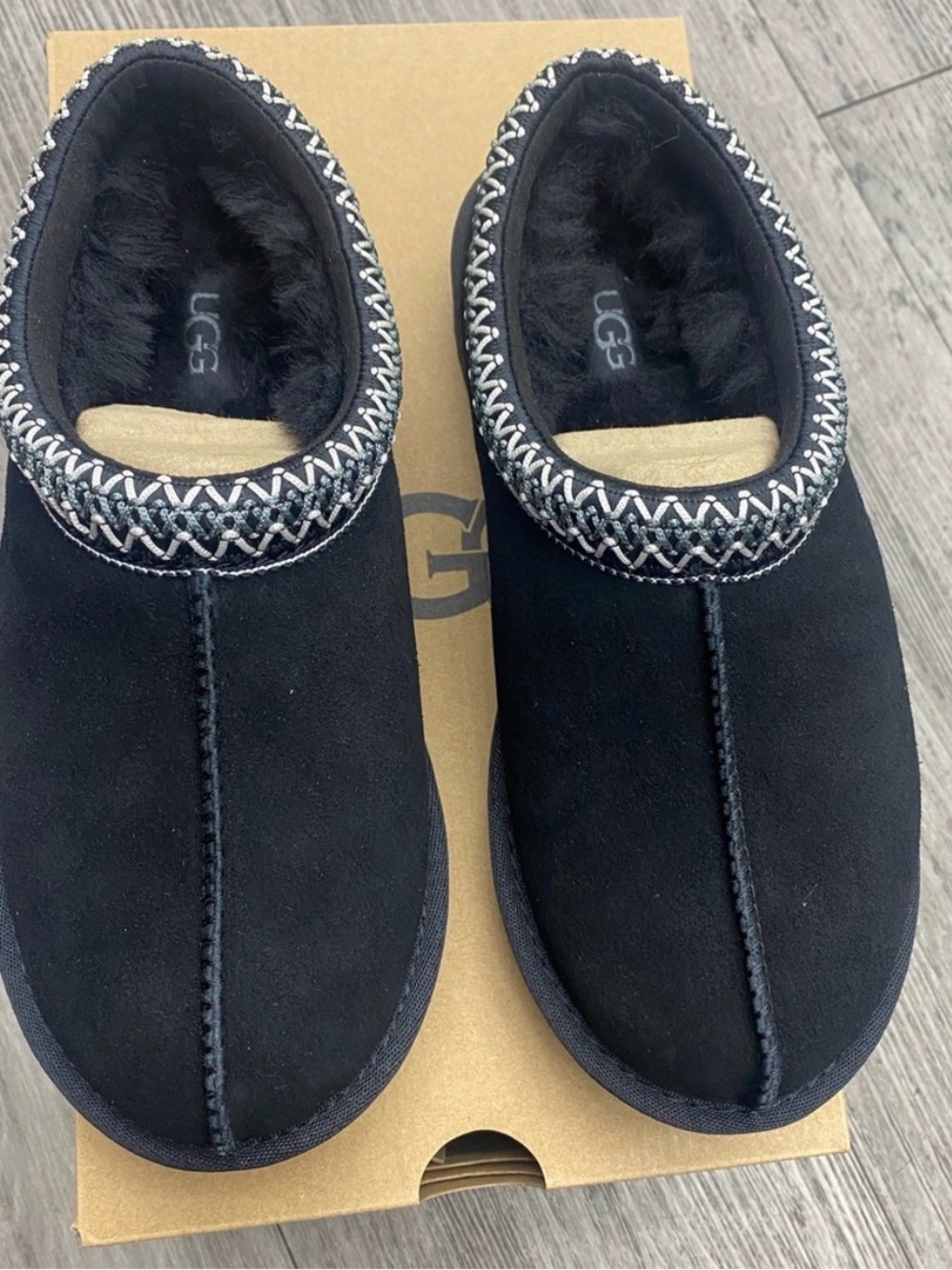 Brand New Tasman UGG Black Slip-On
